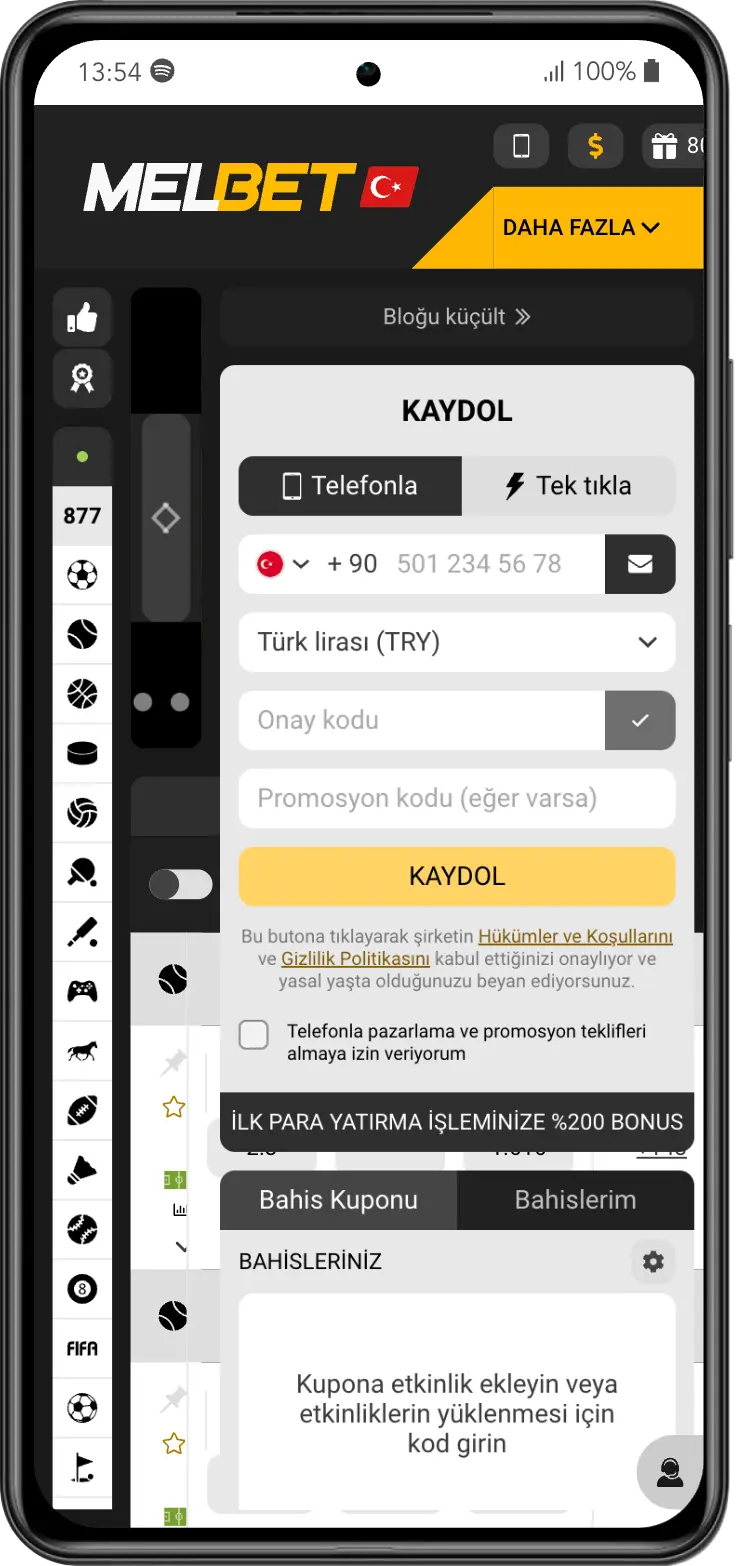 melbet apk indir