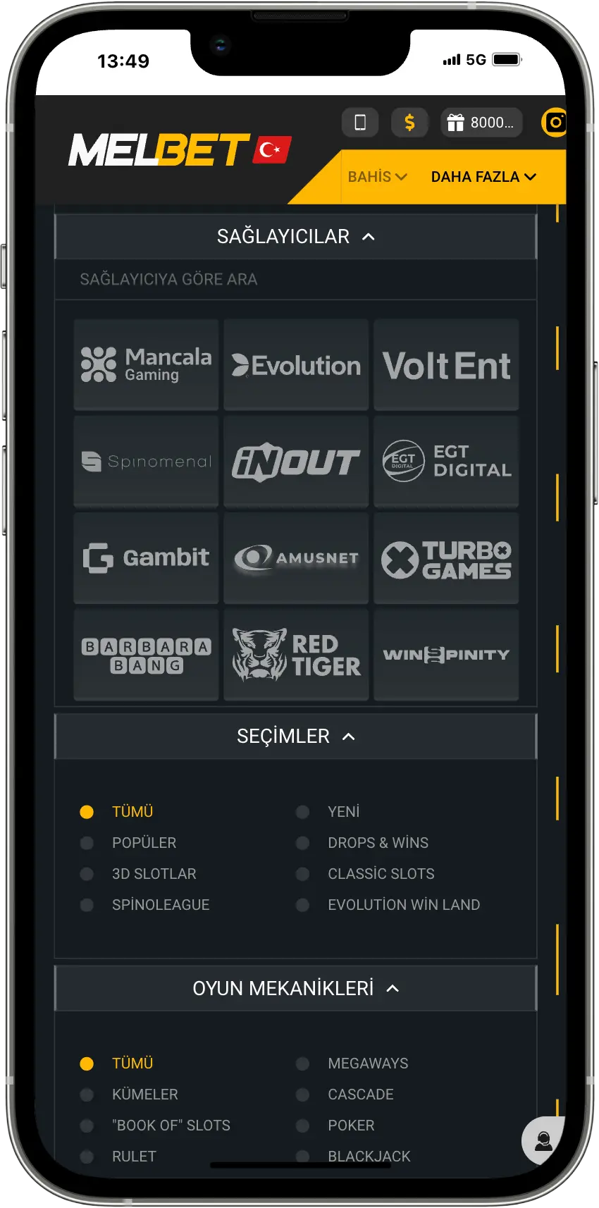 Melbet app
